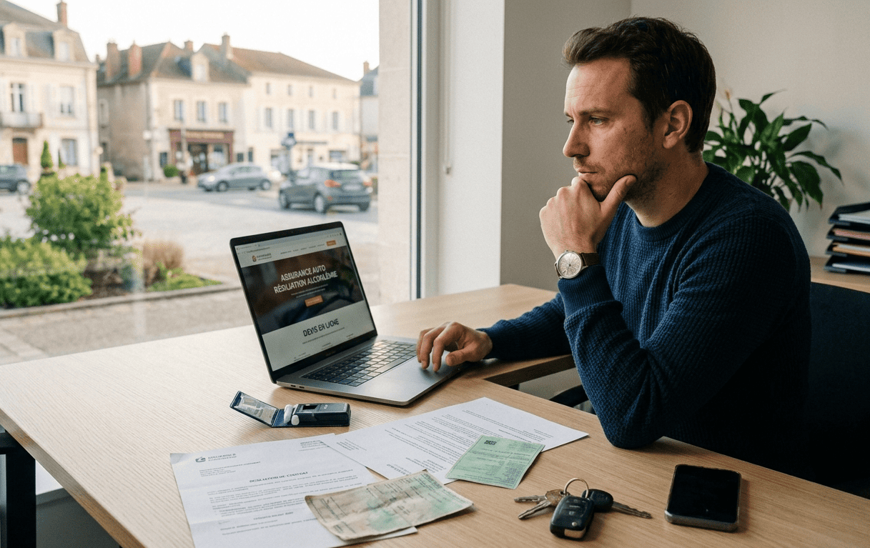 Assurance auto résiliée pour alcoolémie : quelles solutions pour se réassurer ?